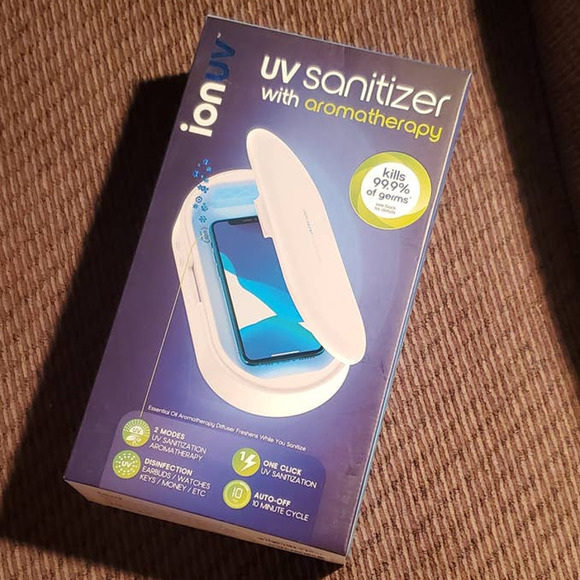 ionUV UV Sanitizer with Aromatherapy ~ Sanitize Smartphones & Small Objects - Picture 1 of 5